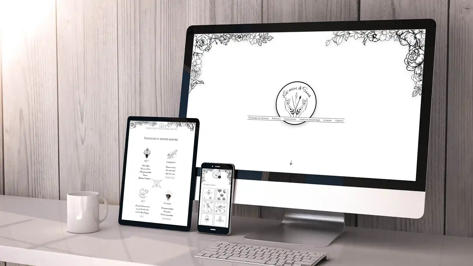 Responsive Les mains de Sana